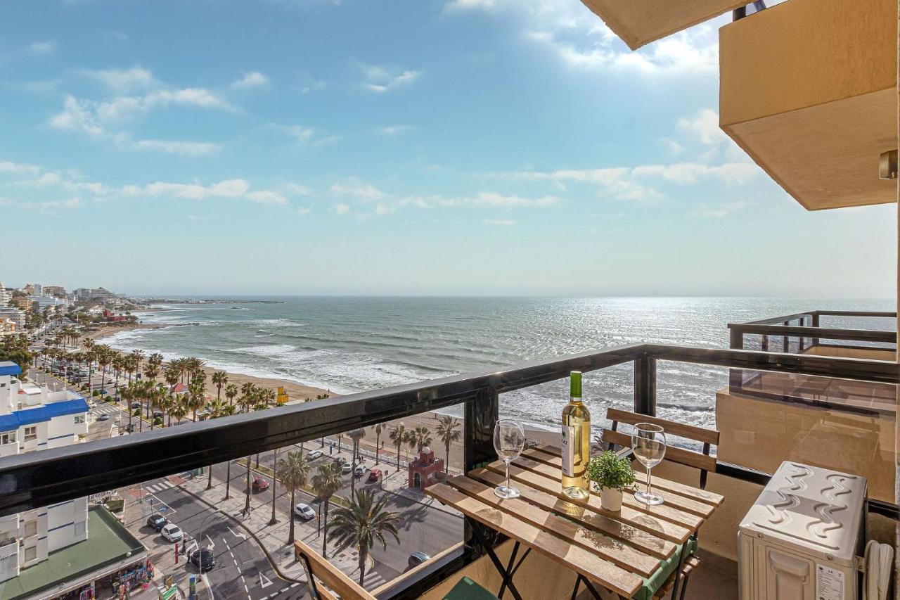 Beachfront With Spectacular Views And Swimming Pool Benalmádena Dış mekan fotoğraf
